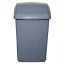 Picture of WHITEFURZE SWING BIN & LID 10LTR 23X38X21CM SILVER