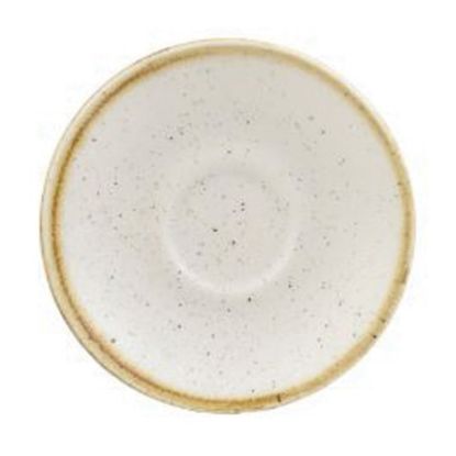 Picture of Churchill Stonecast Espresso Saucer 4.5" Barley (Case Of 12)