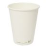 Picture of Single Wall Hot Cup 12oz White PLA Lined (Pack Of 50)