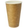 Picture of Vegware Single Wall 16oz Brown Kraft Hot Cup 89 Series (Pack Of 50)