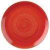 Picture of Churchill Stonecast Berry Red Coupe Plate 12.75" (Case Of 6)