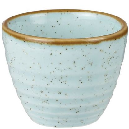 Picture of Churchill Stonecast Ripple Dip Pot 2oz Duck Egg (Case Of 12)