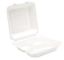 Picture of BAGASSE SQUARE 3 COMPARTMENT MEAL BOX 235x230x75mm (PACK OF 100) 