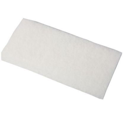 Picture of Octopus Scrub Pads White 4.5" X 10"
