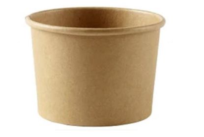 Picture of Kraft Brown Microwavable Soup Container 12oz Heavy Duty (Case of 500)