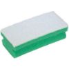 Picture of Soft Easigrip Sponge Scouring Pad Green/White (Pack of 10)
