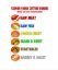 Picture of Colour Coded Chopping Board Sign 297x210mm Rigid