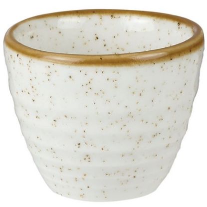 Picture of Churchill Stonecast Ripple Dip Pot 2oz Barley White (Case Of 12)