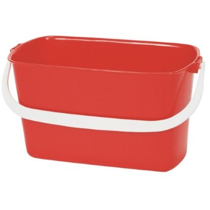 Picture of Oblong Bucket 9ltr Red