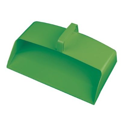 Picture of Wide Enclosed Plastic Dustpan 12" Green