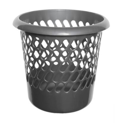 Picture of Wastepaper Bin 30x28x30cm Silver