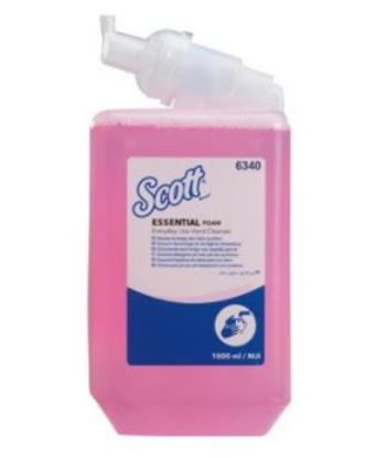 Picture of Scott Essential Foam Everyday Use Hand Cleanser Pink 1ltr  (Case of 6)