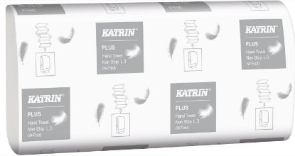 Picture of Katrin Plus Non Stop Hand Towel 3ply Pure (2250)