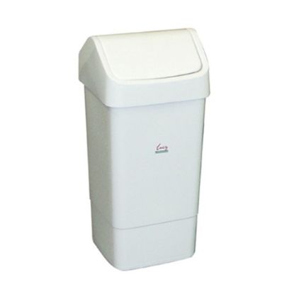 Picture of Swing Top Bin 50l White