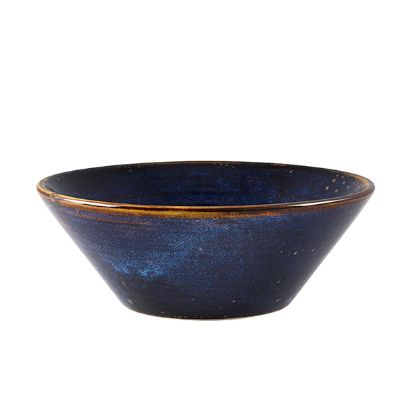 Picture of Terra Porcelain Aqua Blue Conical Bowl 19.5cm (6)