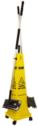 Picture of Syr Rapid Response Kit Incl Cone Rapid Mop Handle Super Drying Mop And Frame