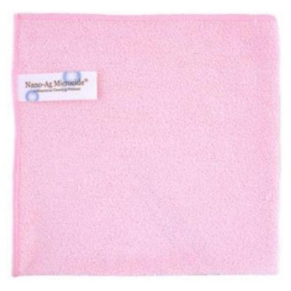 Picture of Microtex Cleaning Cloth 40x40cm Pink (Pack Of 10)