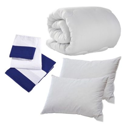 Picture of Standard Bedding Pack Double Seaside Navy Stripe 