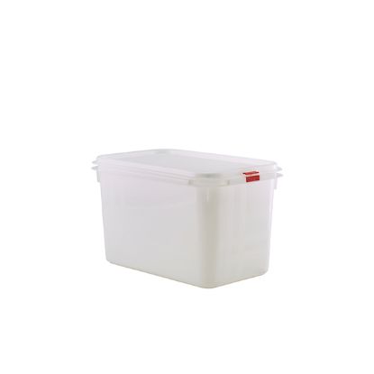 Picture of Genware Polypropylene Gastronorm Container GN 1/4 150mm 4.5ltr