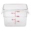 Picture of CAMBRO CAMSQUARES 2QT 1.9LTR POLYCARBONATE FOOD STORAGE CONTAINER 185x185x100