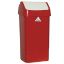 Picture of Swing Top Bin 50l Red