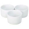 Picture of Genware Porcelain Contemporary Smooth Ramekin 6.5cm 2.8oz White (6)