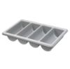 Picture of Cutlery Bin 4 Compartment Grey