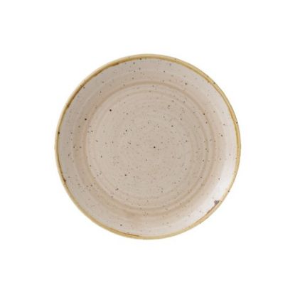 Picture of Churchill Stonecast Nutmeg Cream Coupe Plate 8.66" (Case Of 12)