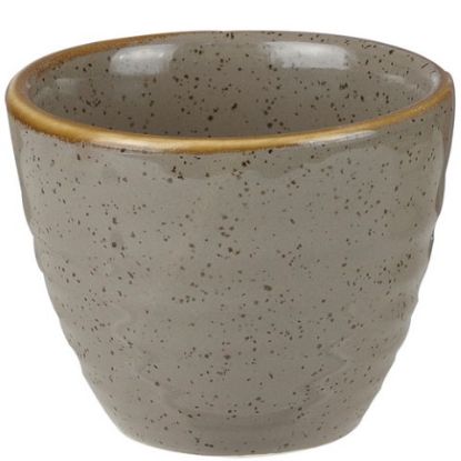 Picture of Churchill Stonecast Ripple Dip Pot 2oz Peppercorn Grey (Case Of 12)