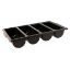 Picture of Cutlery Bin 4 Compartment Black