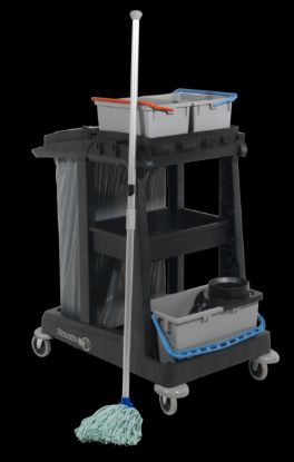 Picture of Numatic Ecomatic Cleaning Trolley With Twist Mop Bucket Kit Em1-Tm