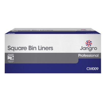 Picture of Jangro Square White Bin Liner 6/7mu 24/28g 15x24x24" 30l (100)