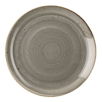 Picture of Churchill Stonecast Coupe Plate 8.67" Peppercorn Grey (Case Of 12)