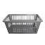 Picture of Laundry Basket Lrg 62x24x44cm Silver