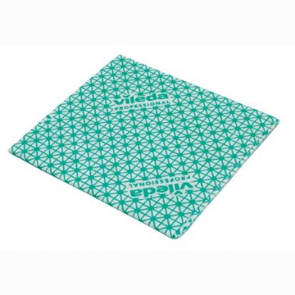 Picture of Vileda Med Weight Cloth Green (Pack of 10)
