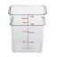 Picture of CAMBRO CAMSQUARES 4QT 3.8LTR POLYCAR FOOD STORAGE CONTAINER 185x185x187 *P