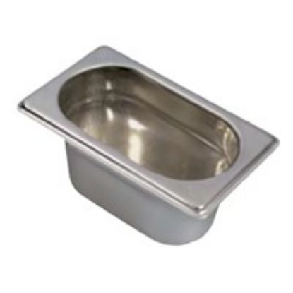 Picture of S/S Gastronorm Pan 1/9 (65mm deep) 176 x 108mm
