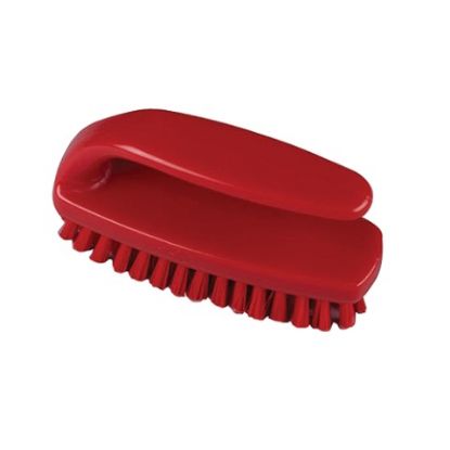 Picture of Hygiene Grippy Nail Brush Stiff 110mm Red