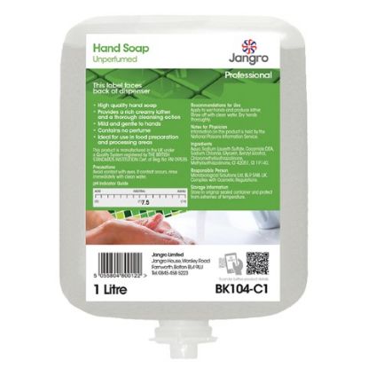 Picture of Jangro Unperfumed Hand Soap 1000ml (Single)