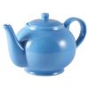 Picture of Genware Porcelain Blue Teapot 15.75oz (6)