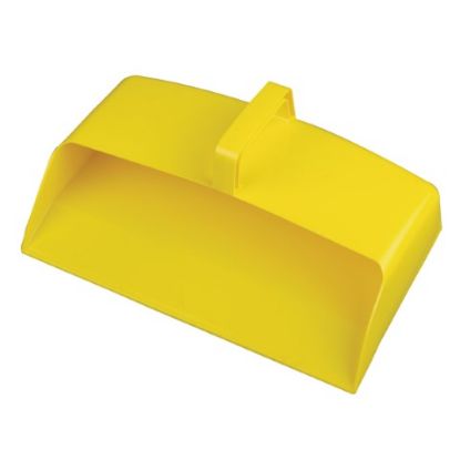 Picture of Wide Enclosed Plastic Dustpan 12" Yellow