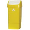 Picture of Swing Top Bin 50l Yellow