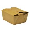 Picture of Vegware No.1 Kraft Food Cartons 11x9x6.5cm (Case Of 450)