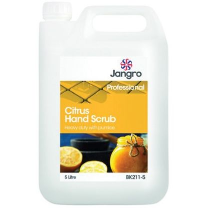 Picture of Jangro Citrus Hand Scrub With Pumice Stones 5ltr Beaded 