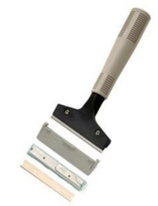 Picture of Deluxe Window Scraper Grey Plastic Handle