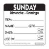 Picture of Pan Label By Roll Sunday Stripe Black (500)