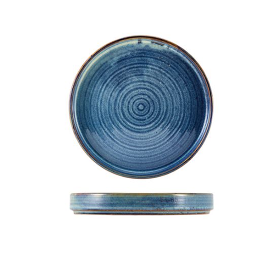 Picture of TERRA PORCELAIN SMOKE AQUA BLUE PRESENTATION PLATE 26CM (6)