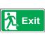 Picture of Exit Man Running Left 150x300mm *p