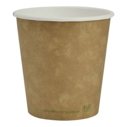 Picture of Vegware Single Wall 10oz Brown Kraft Cup 89 Series (Pack Of 50)