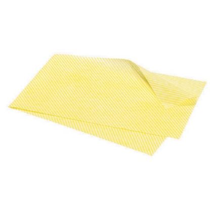 Picture of Jangro Lightweight Wipes 42x38cm Yellow (Pack of 50)